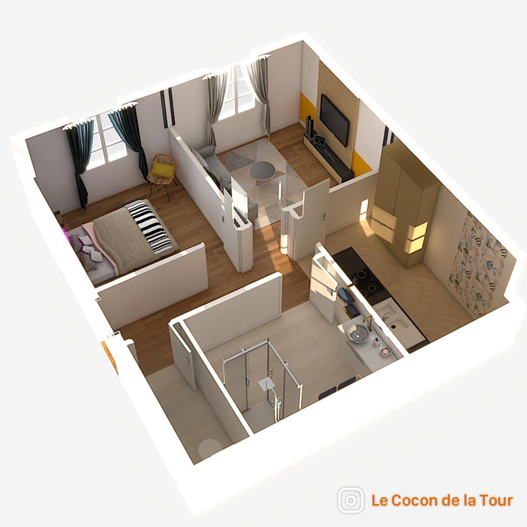 Le Cocon De La Tour -Vip-Compiegne-Hyper Centre Apartment Exterior photo