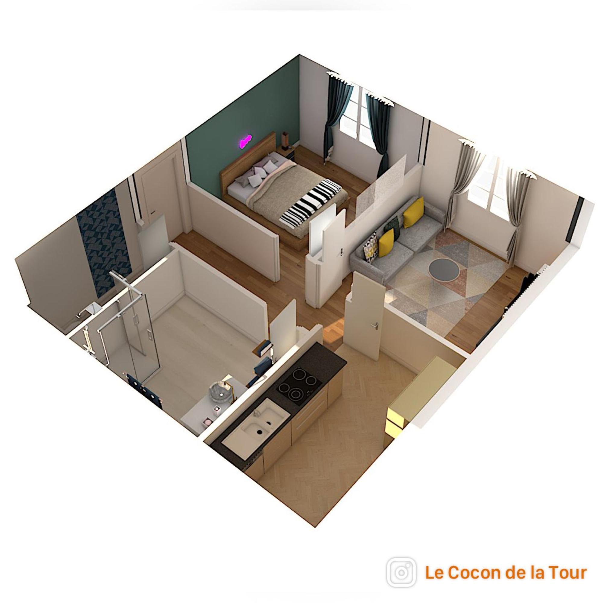 Le Cocon De La Tour -Vip-Compiegne-Hyper Centre Apartment Exterior photo